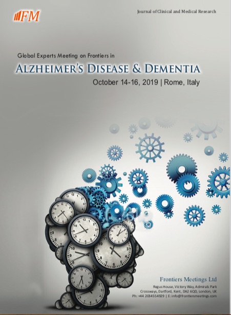 Global Experts meeting on Frontiers in Alzheimer's Disease & Dementia, October 14-16, Rome, Italy