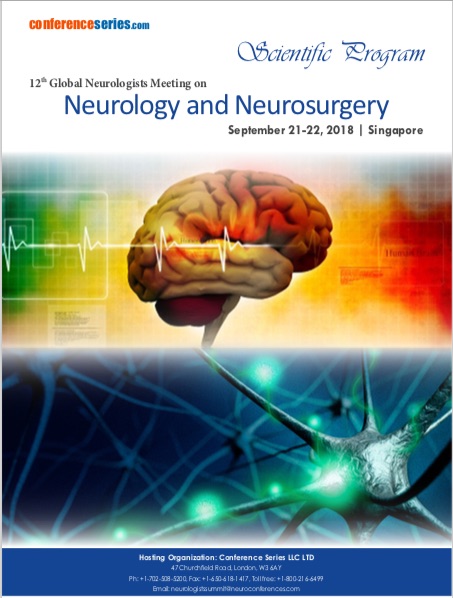 12th Global Neurologists Meeting on Neurology and Neurosurgery, Singapore 2018