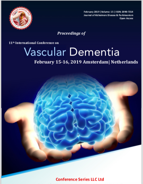 Invited as Plenary Speaker at 11th International Conference on Vascular Dementia, Amsterdam 2019